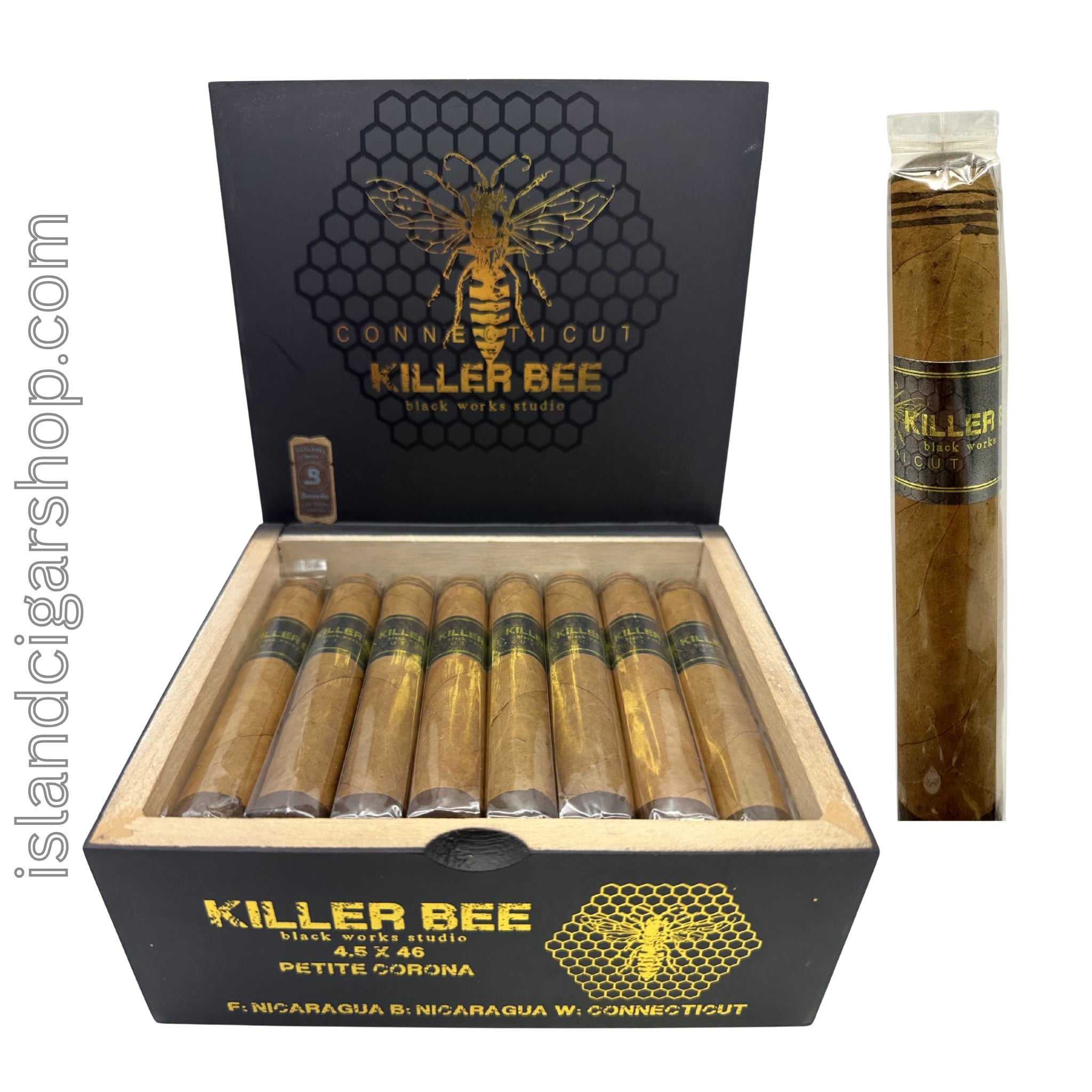 Black Works Studio - Killer Bee Connecticut - Petite Corona